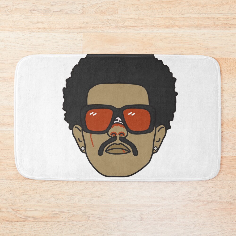 The Weeknd Illustration Bath Mat