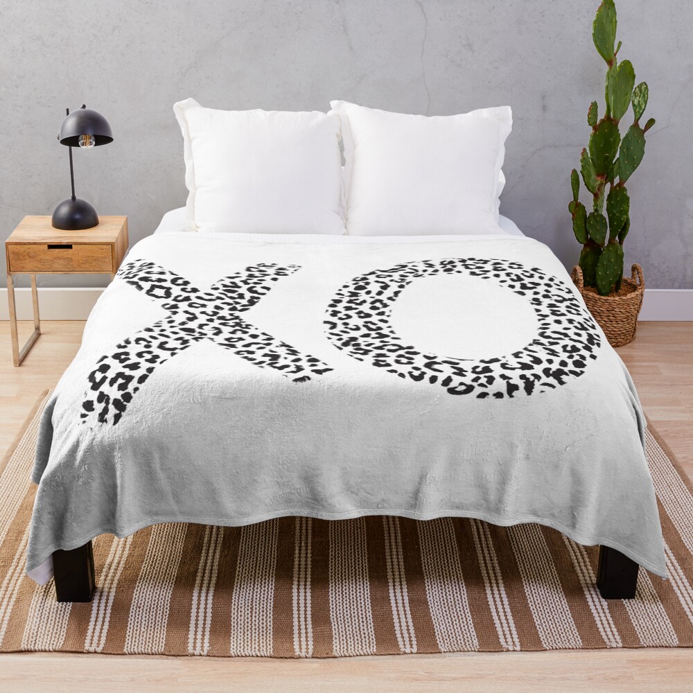 Xo Aesthetic Sticker Throw Blanket
