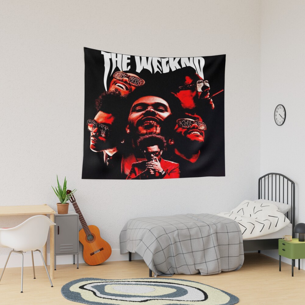 The Weeknd Collage Tapestry