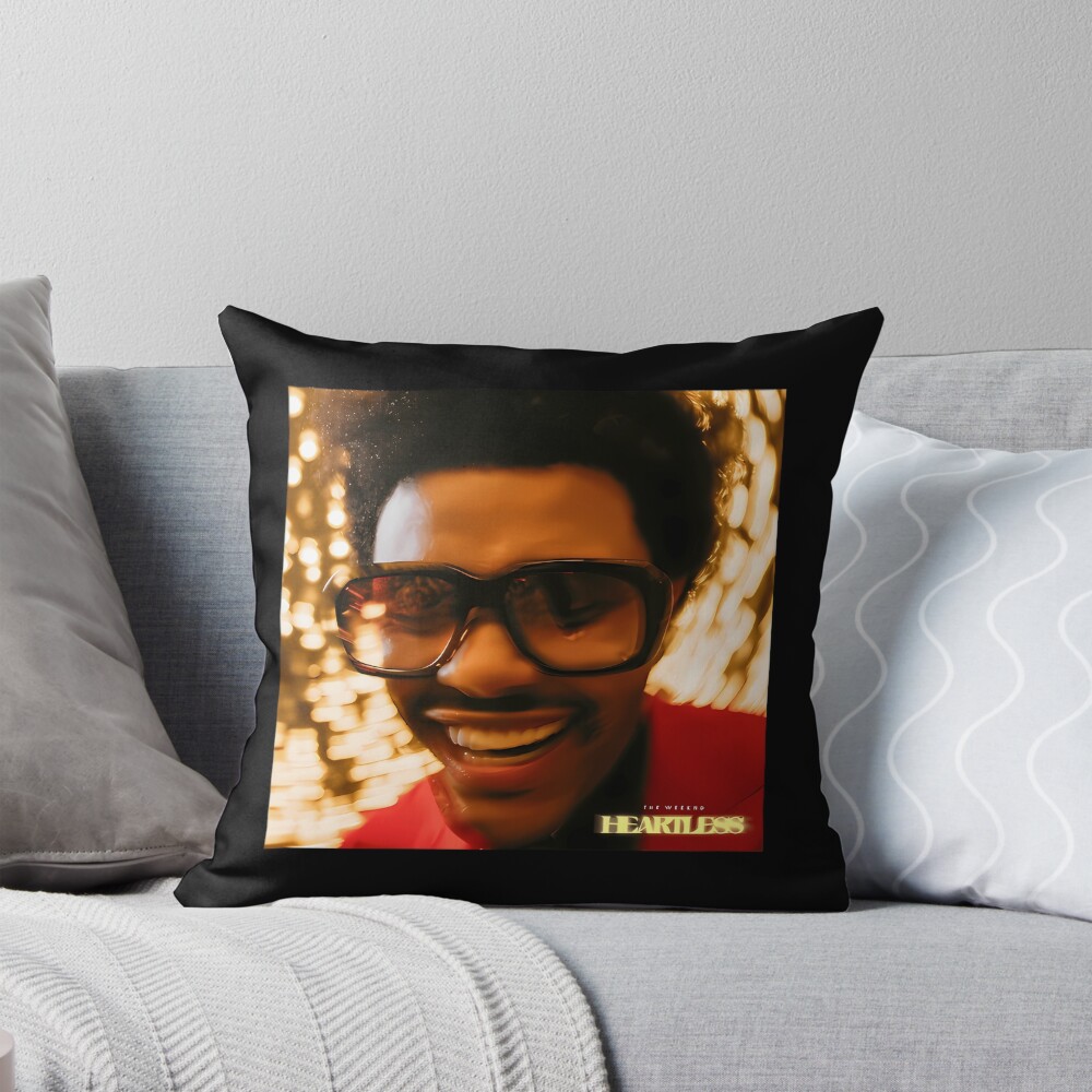 Musician The Weeknd Tour Album Throw Pillow