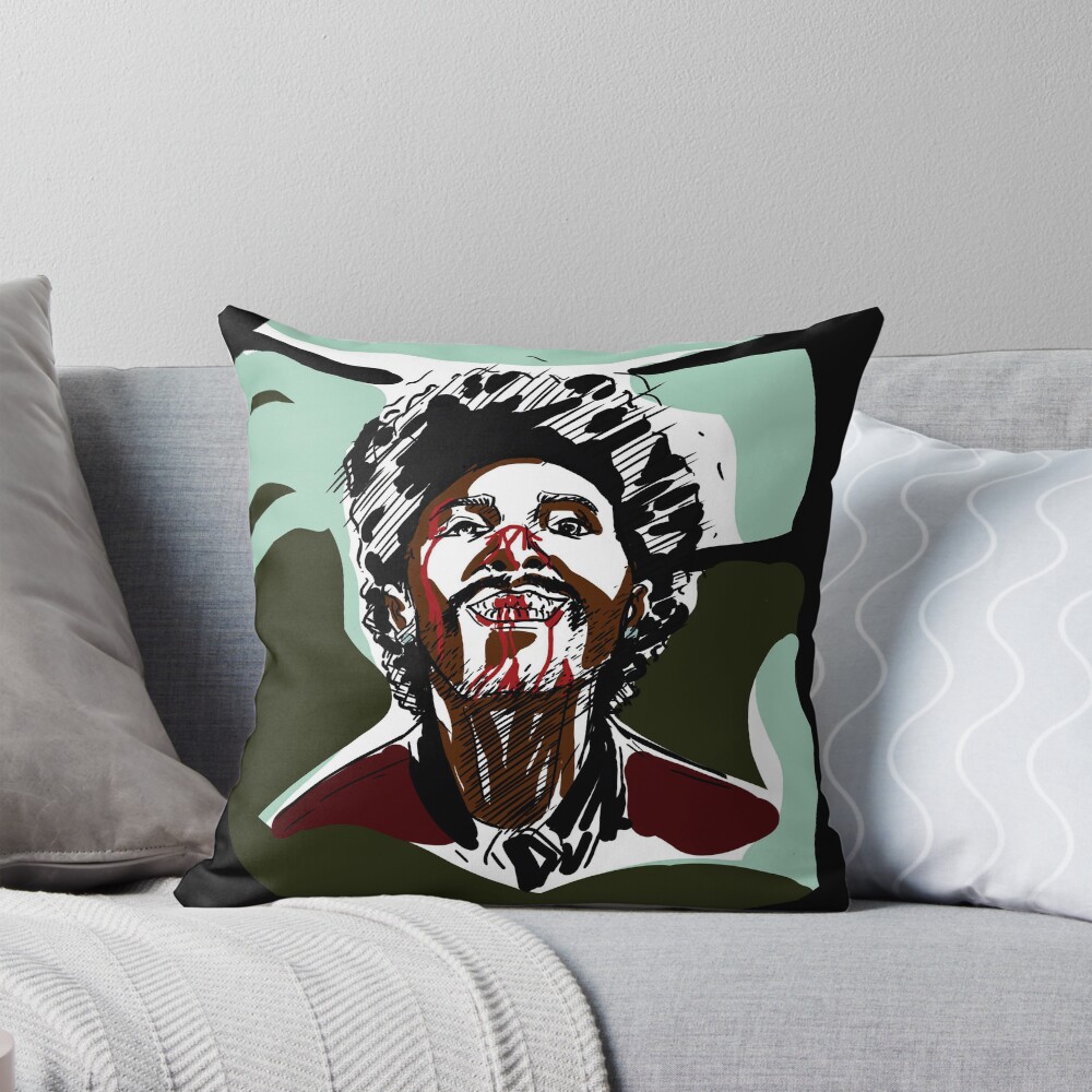 After Hours Weeknd Throw Pillow